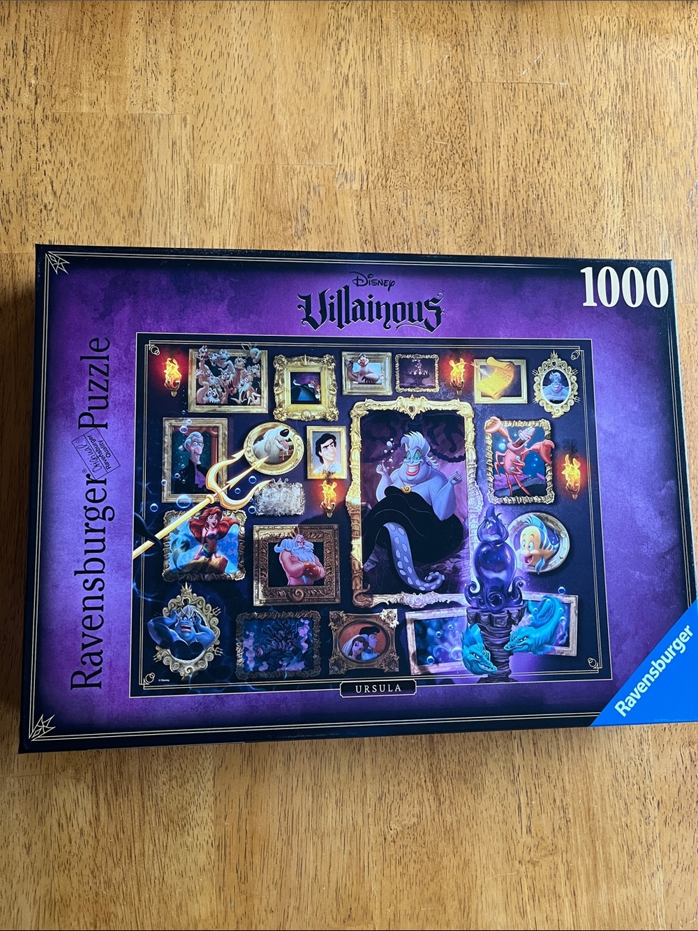 Ravensburger Disney Villainous Ursula Purple Black Puzzle - 1000 Pieces
